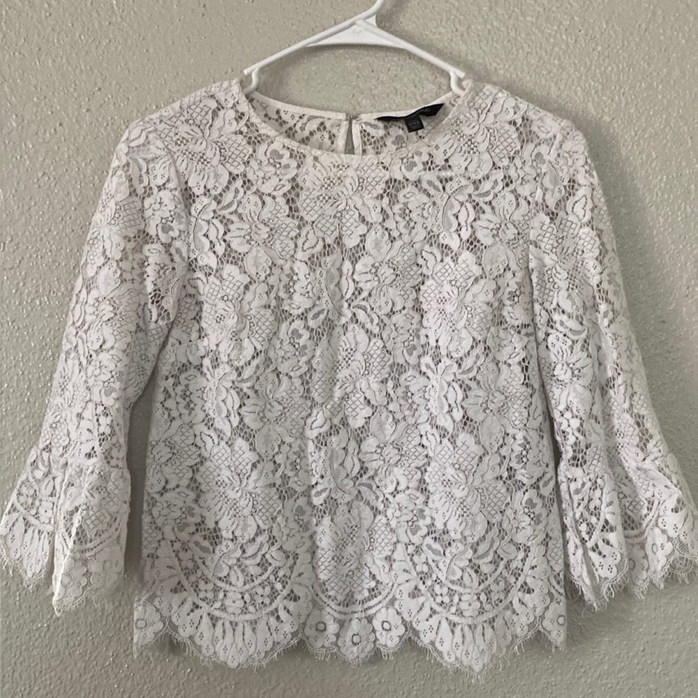 White Lace Blouse